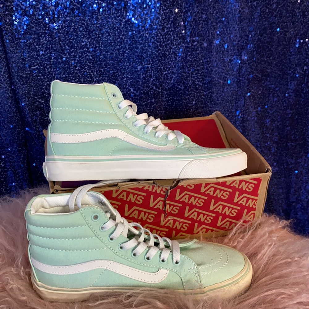 Vans SK8-Hi Gossamer Green (Rare) size 6.5